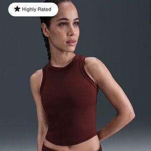 Nike One Fitted Dri-FIT Cropped Tank Top